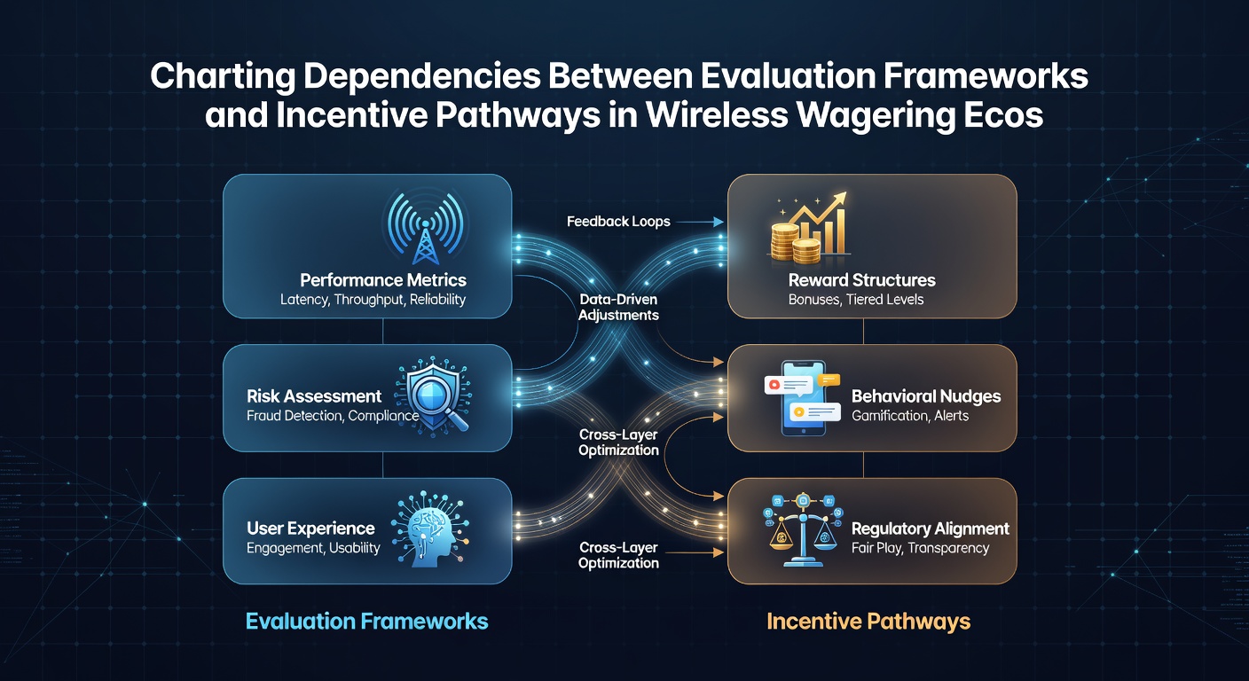 Flowchart illustrating how evaluation scores drive mobile reward distributions in wagering apps