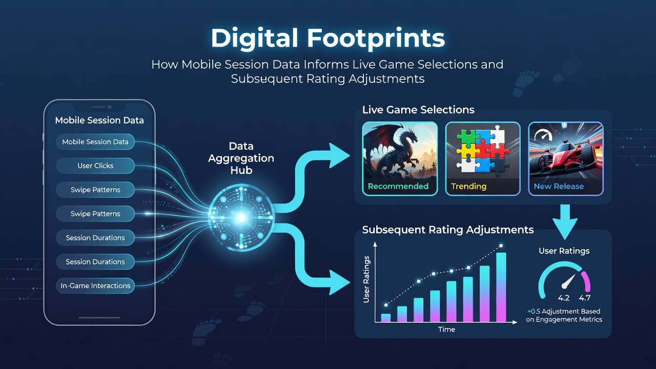 Analytics dashboard showing player rating tiers and game selection metrics