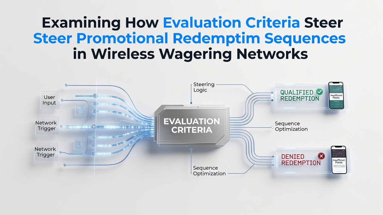 Flowchart showing evaluation metrics guiding promotional redemptions in mobile wagering apps